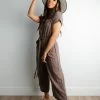 Grade & Gather Apparel Panama Linen Jumpsuit