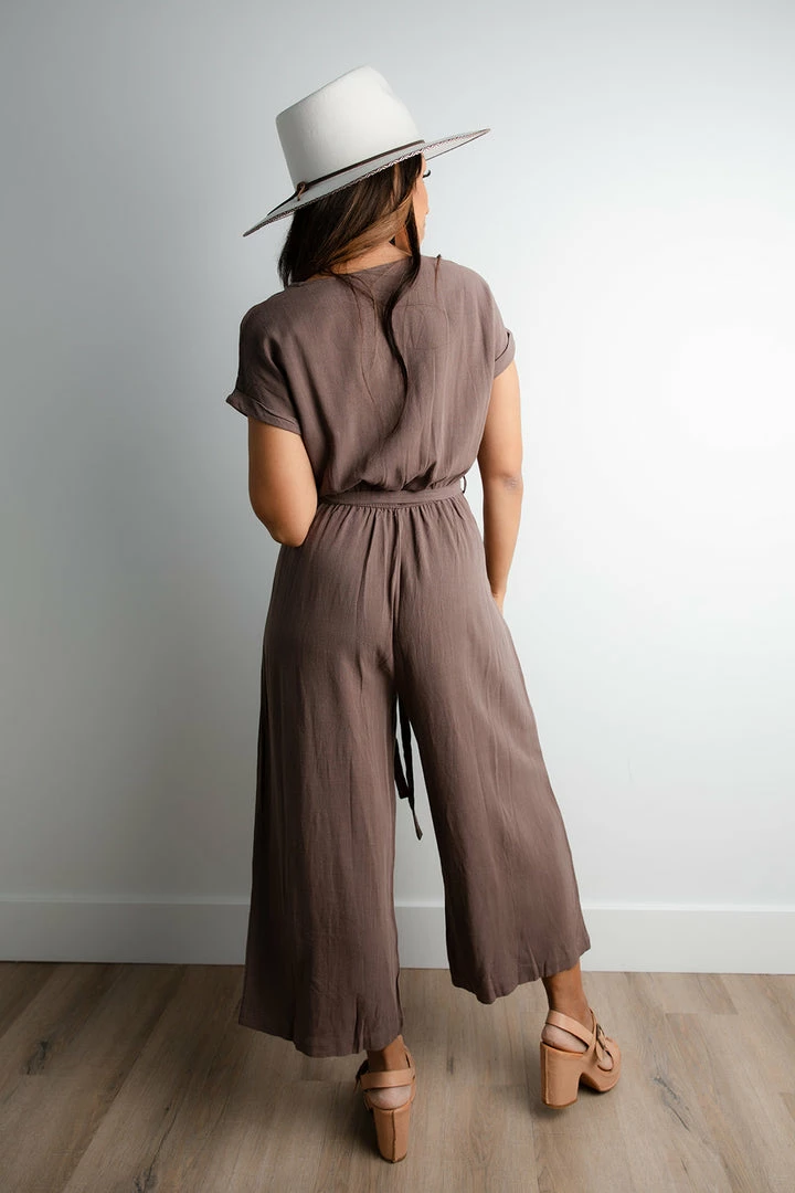 Grade & Gather Apparel Panama Linen Jumpsuit