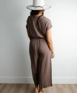 Grade & Gather Apparel Panama Linen Jumpsuit