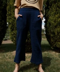 Cotton Bleu Dear Stranger Slub Pants