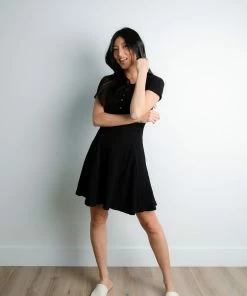 Polagram Davie Black Dress FINAL SALE