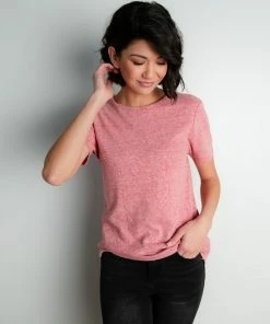 Thread & Supply Apparel Claude Tee In Raspberry