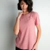 Thread & Supply Apparel Claude Tee In Raspberry