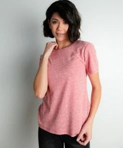 Thread & Supply Apparel Claude Tee In Raspberry