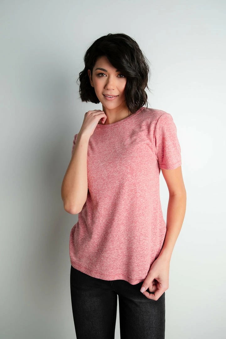 Thread & Supply Apparel Claude Tee In Raspberry