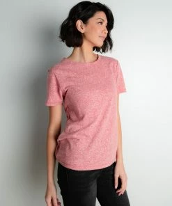Thread & Supply Apparel Claude Tee In Raspberry