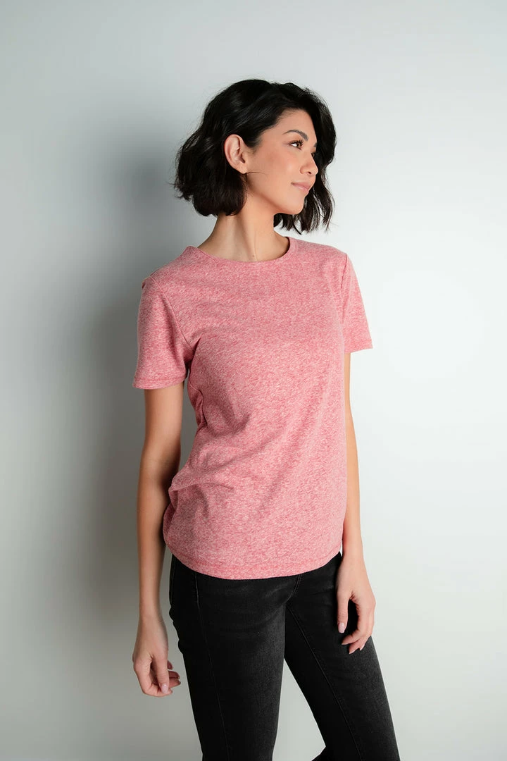 Thread & Supply Apparel Claude Tee In Raspberry