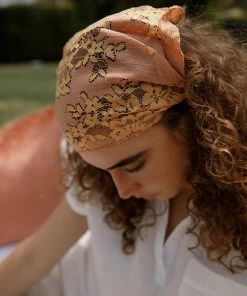Leto Hair Accessories Baker Lace Headscarf