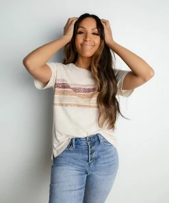 Thread & Supply Dusty Sunrise Tee FINAL SALE Apparel