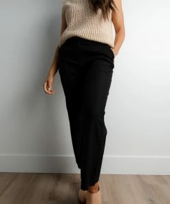 Letter To Juliet Danny Linen Pants In Black FINAL SALE Apparel