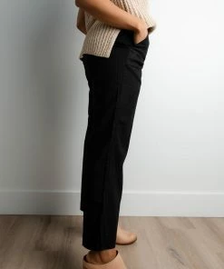 Letter To Juliet Danny Linen Pants In Black FINAL SALE Apparel