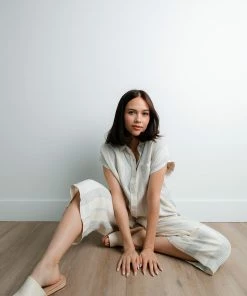 Thread & Supply Apparel Fine Line Linen Pants FINAL SALE