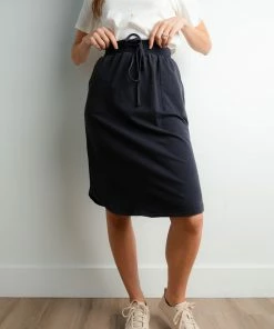 TeaNRose Judy Skirt In Navy-FINAL FEW