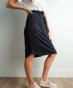 TeaNRose Judy Skirt In Navy-FINAL FEW