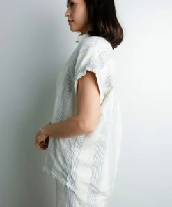 Thread & Supply Apparel Fine Line Linen Top