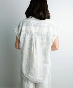 Thread & Supply Apparel Fine Line Linen Top