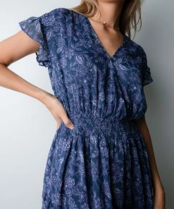 VOY Apparel Cool Down Floral Dress