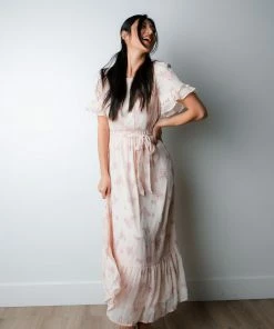 TeaNRose Pink Blossoms Dress Apparel