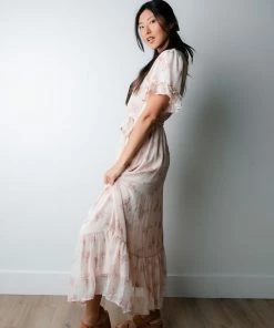 TeaNRose Pink Blossoms Dress Apparel