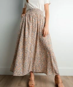 TeaNRose Helene Floral Skirt