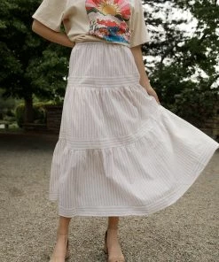 PINCH Joann Striped Skirt Apparel