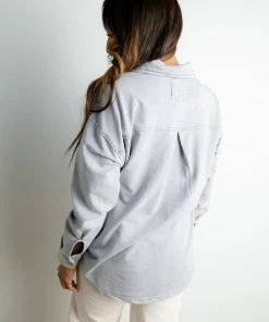 Thread & Supply Orion Jacket In Dusty Blue Apparel