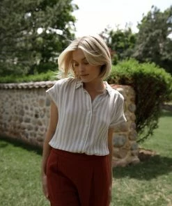 Be Cool Mckay Striped Button Down