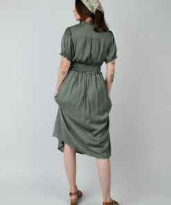TeaNRose Apparel Heathers Olive Dress