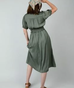 TeaNRose Apparel Heathers Olive Dress