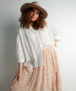 Doe & Rae Apparel Venice Button Down Blouse