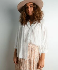 Doe & Rae Apparel Venice Button Down Blouse