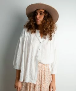 Doe & Rae Apparel Venice Button Down Blouse