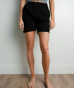 Tres Bien Weekend Biker Shorts In Black