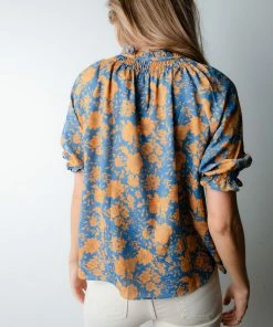 Current Air Tangerine Skies Blouse Apparel