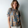 Current Air Tangerine Skies Blouse Apparel