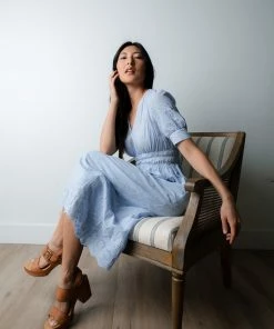 FORE Collection Apparel Sadie Embroidered Dress