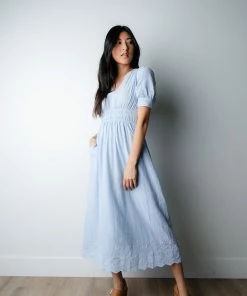 FORE Collection Apparel Sadie Embroidered Dress