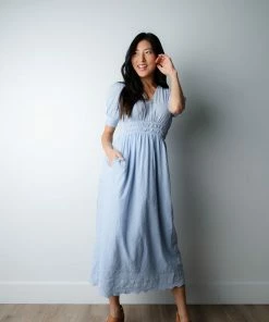 FORE Collection Apparel Sadie Embroidered Dress