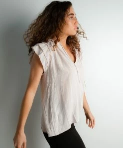 Grade & Gather Apparel Rue Linen Blouse FINAL SALE