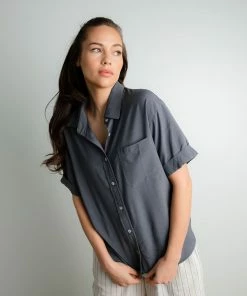 ModRef Marine Button Top FINAL SALE