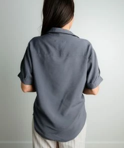 ModRef Marine Button Top FINAL SALE
