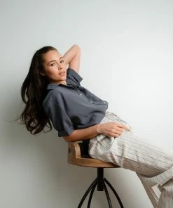 ModRef Marine Button Top FINAL SALE