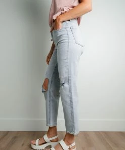 Risen Beckstead Mom Jeans Apparel