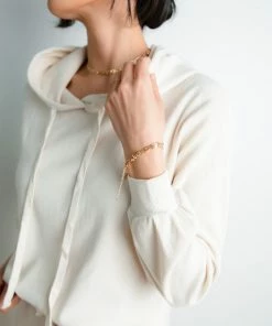 Allie Rose Urban Knitted Hoodie FINAL SALE Apparel