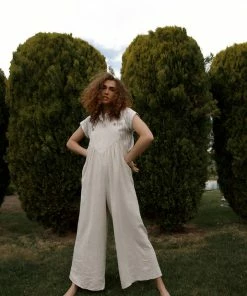 Kori America Island In The Sun Overalls In Oatmeal