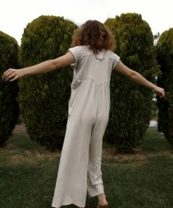 Kori America Island In The Sun Overalls In Oatmeal