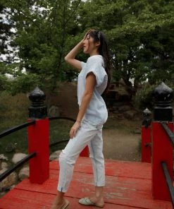 Cotton Bleu Apparel The In Between Top In Blue