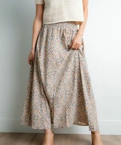 TeaNRose Helene Floral Skirt