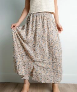 TeaNRose Helene Floral Skirt