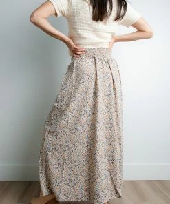 TeaNRose Helene Floral Skirt